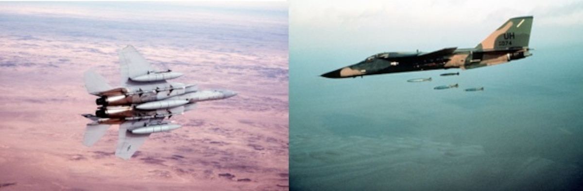 Photos of F-111 & F-15
