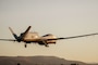 NAVAL AIR STATION SIGONELLA, Italy (Jul. 2, 2024) An MQ-4C Triton assigned to Unmanned Patrol Squadron (VUP) 19 prepares to land at Naval Air Station (NAS) Sigonella, Italy, Jul. 2, 2024. VUP-19 is deployed to the U.S.  6th Fleet Area of Operations conducting missions in support of Naval Forces Europe and Africa. (US Navy photo by LT Alex Delgado/released)