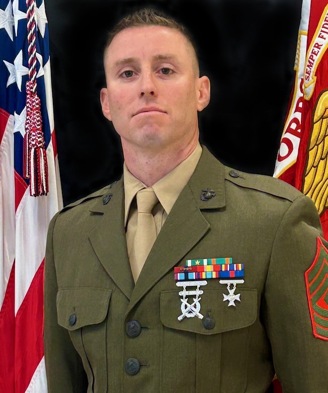 First Sergeant Griffin J. York, Inspector-Instructor Unit Senior Enlisted Leader, Weapons Company, 1st Battalion, 24th Marines