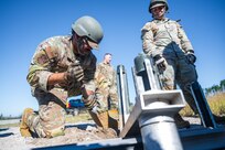 Airmen working