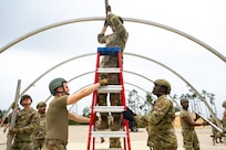Airmen working