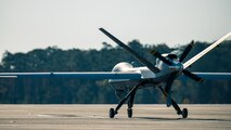 VMUT-2 serves as the Marine Corps' MQ-9A Reaper Fleet Replacement Squadron, whose primary mission is to train MQ-9 pilots and sensor operators in their respective military occupational specialties. (U.S. Marine Corps photo by Chief Warrant Officer 2 Akeel Austin)