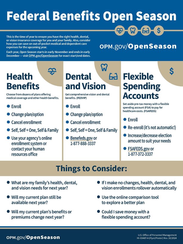 Federal Benefits Open Season for Federal employees