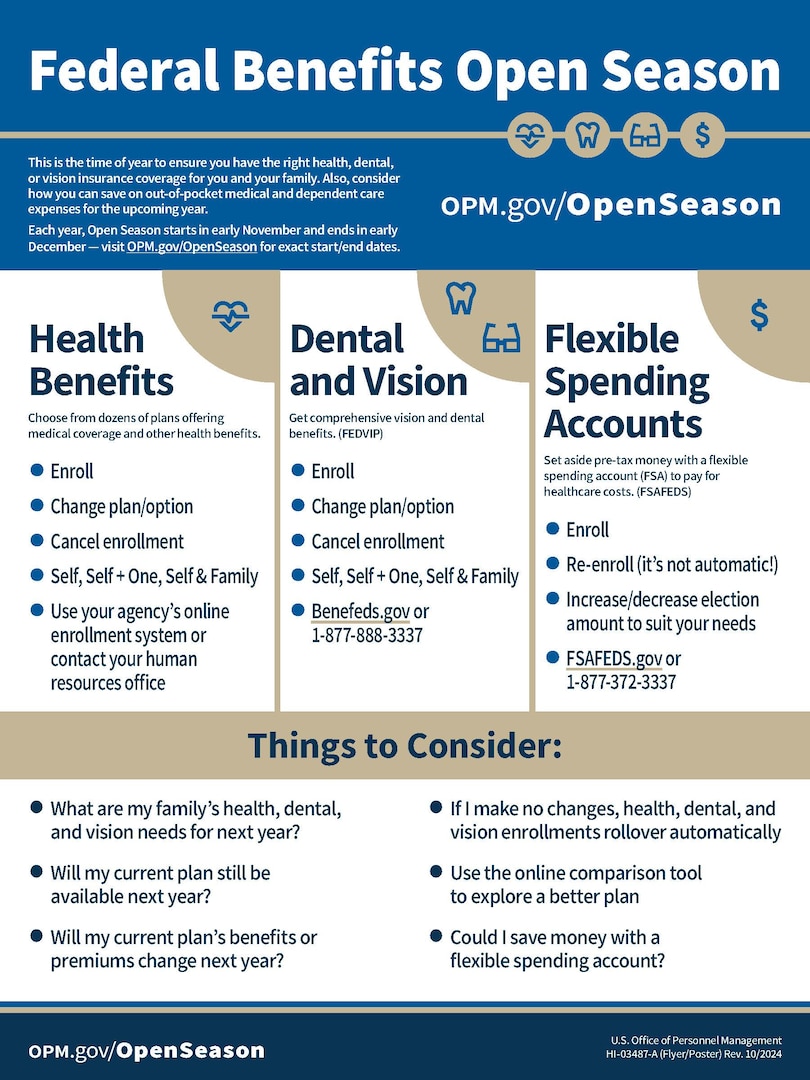 Federal Benefits Open Season for Federal employees