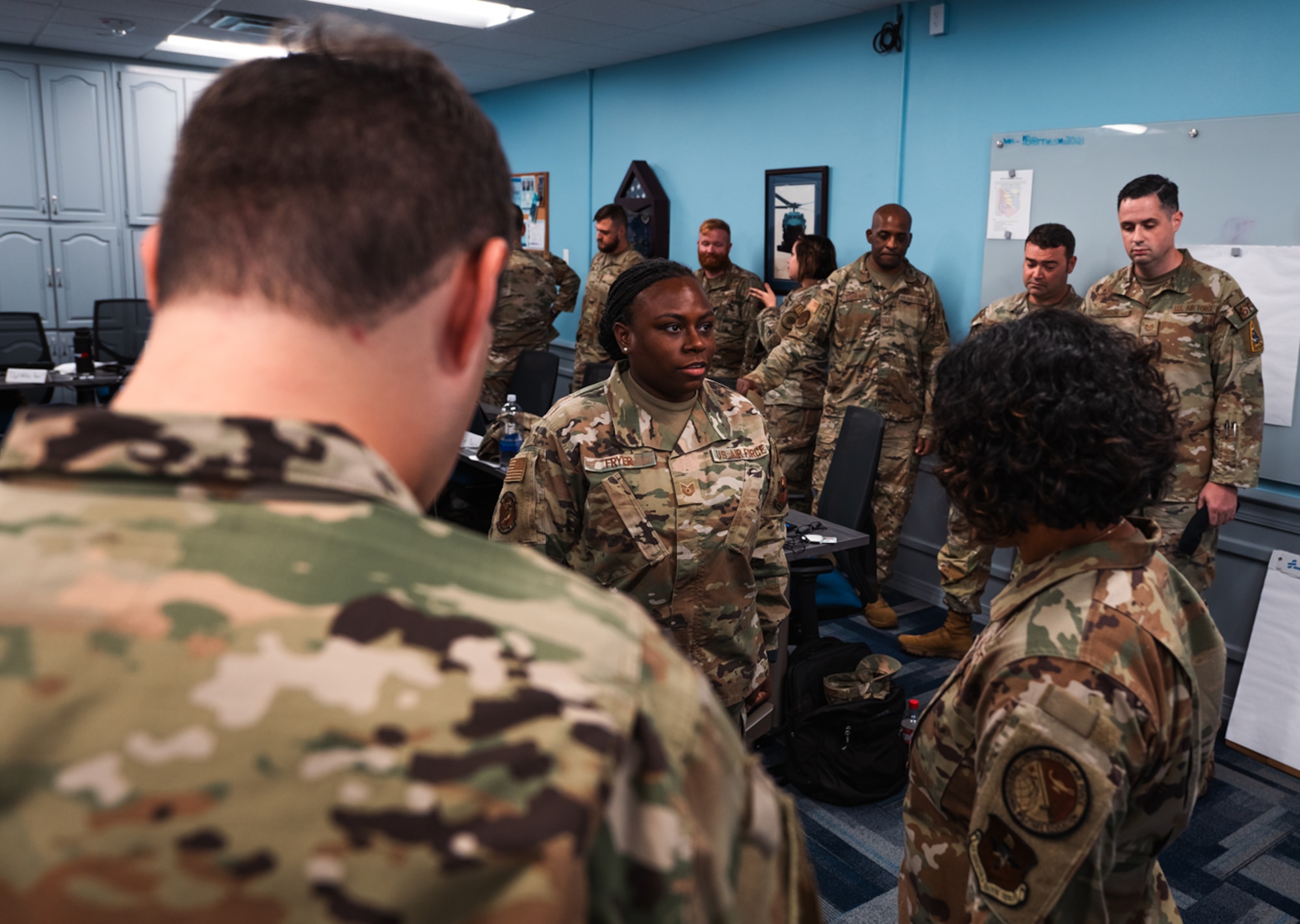 instructors from Airey NCOA perform uniform inspections