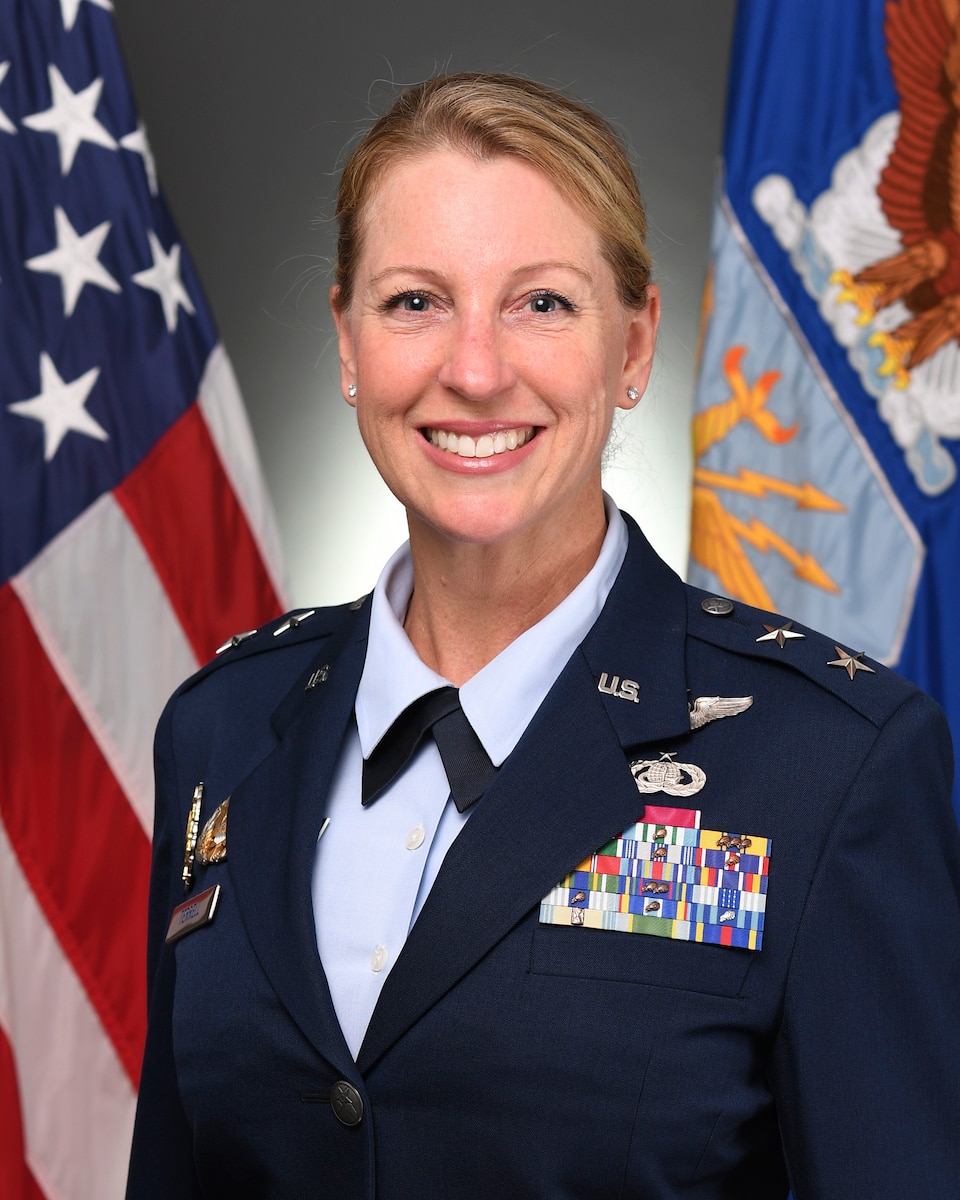 Official portrait of Maj. Gen. Bryony Terrell