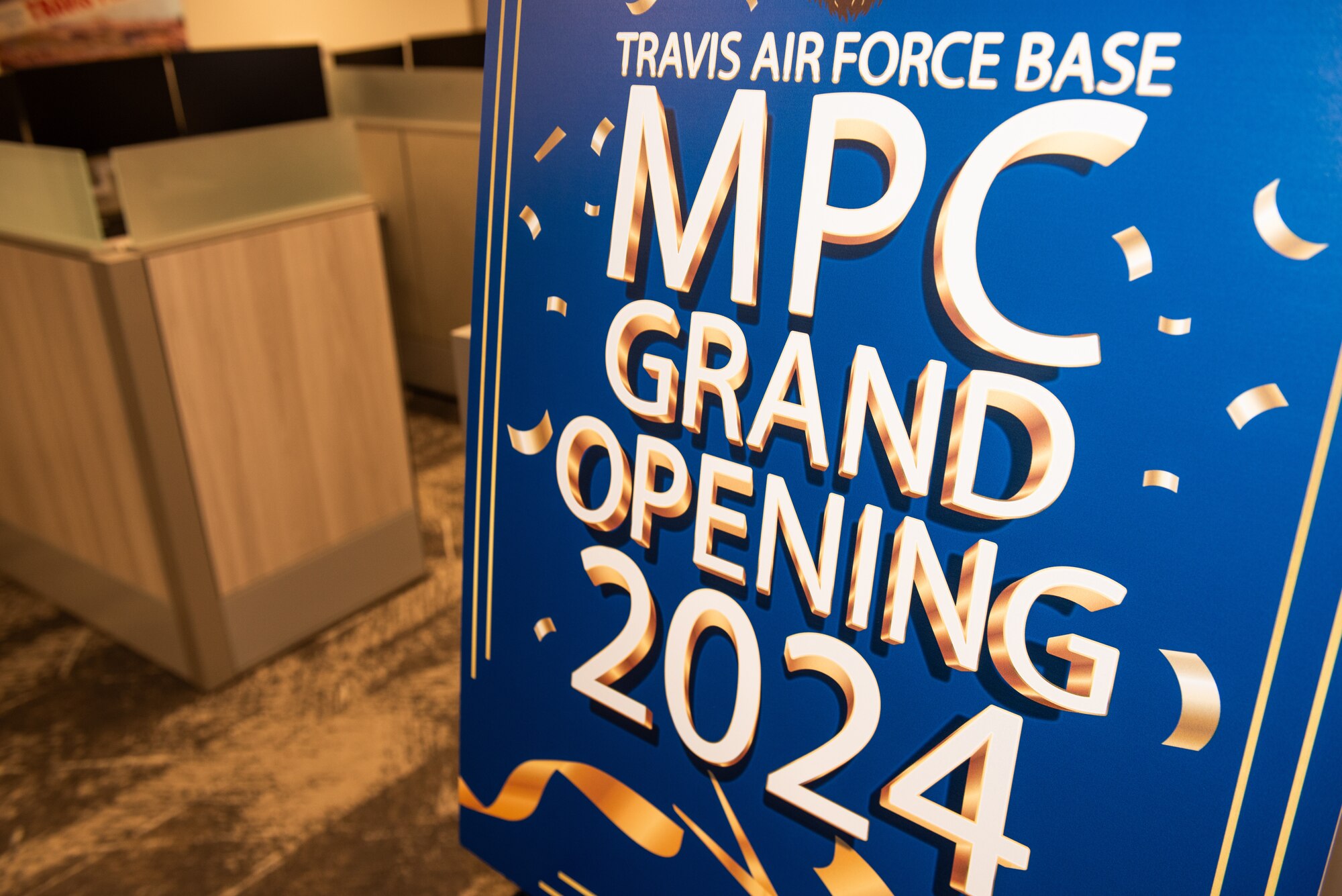 Event sign displayed at ceremony