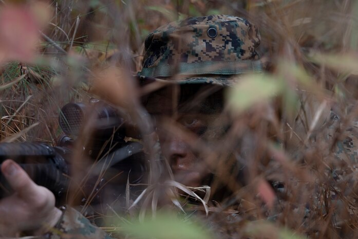 U.S. Marines with MASS-1 conduct small-unit DASC training