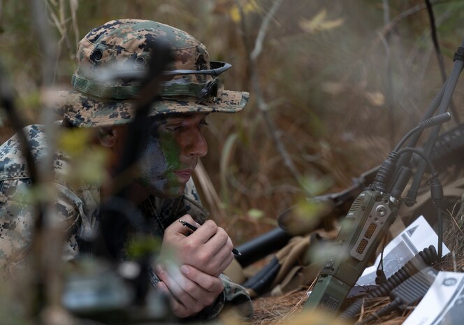 U.S. Marines with MASS-1 conduct small-unit DASC training