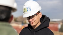 U.S. Marine Corps Staff Sgt. Keith Foster, a recruiter with Recruiting Sub-Station Fort Collins, poses for a photo in Greeley, Colo., Nov. 15, 2024. Marines with RSS Fort Collins volunteered with Habitat for Humanity to help build homes, showcasing their dedication to giving back and supporting the local community. (U.S. Marine Corps photo by Sgt. Jackson Ricker)