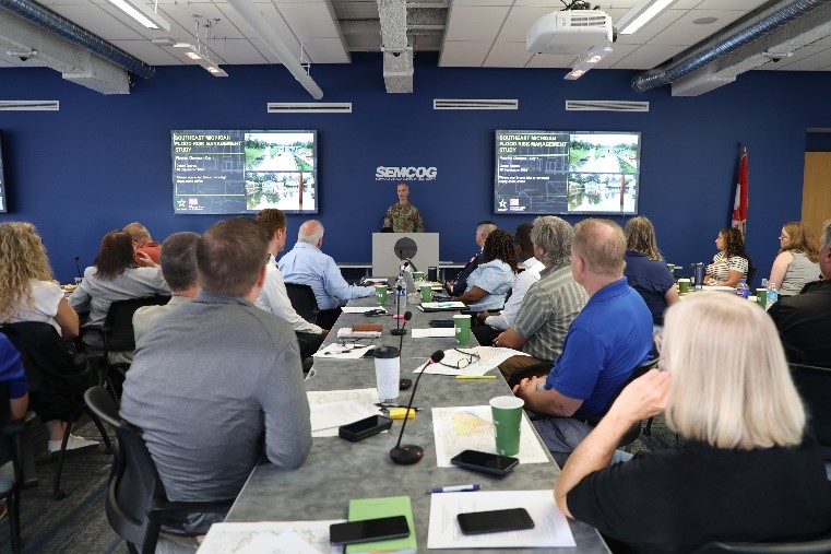 Stakeholders at the Southeast Michigan Flood Risk Management Study charrette