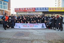 U.S. Army Garrison Yongsan-Casey volunteers delivered 2,000 coal briquettes to households on the neighborhood of Sangpae, Dongducheon city, South Korea, Nov. 23, 2024.