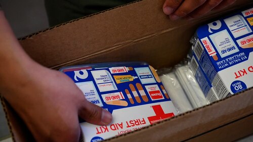 Packing a box
