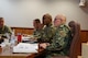 COL Michael, Commander, 68th TMC and the BG von Uslar, Director, MMCC-E, presents each of their Command briefs to the audience.