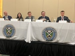 At the Defense Security Cooperation University's annual conference, "Building Lasting Partnerships: What Have We Learned?" Dr. Bryce Loidolt (third from the left), shared interim findings on pre-2022 Institutional Capacity Building efforts in Ukraine and also chaired a panel on navigating partner dynamics in the twenty first century.
