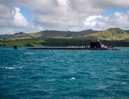 USS Minnesota (SSN 783) arrives at U.S. Naval Base Guam.