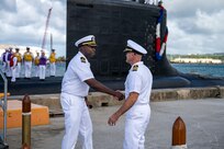 USS Minnesota (SSN 783) arrives at U.S. Naval Base Guam.