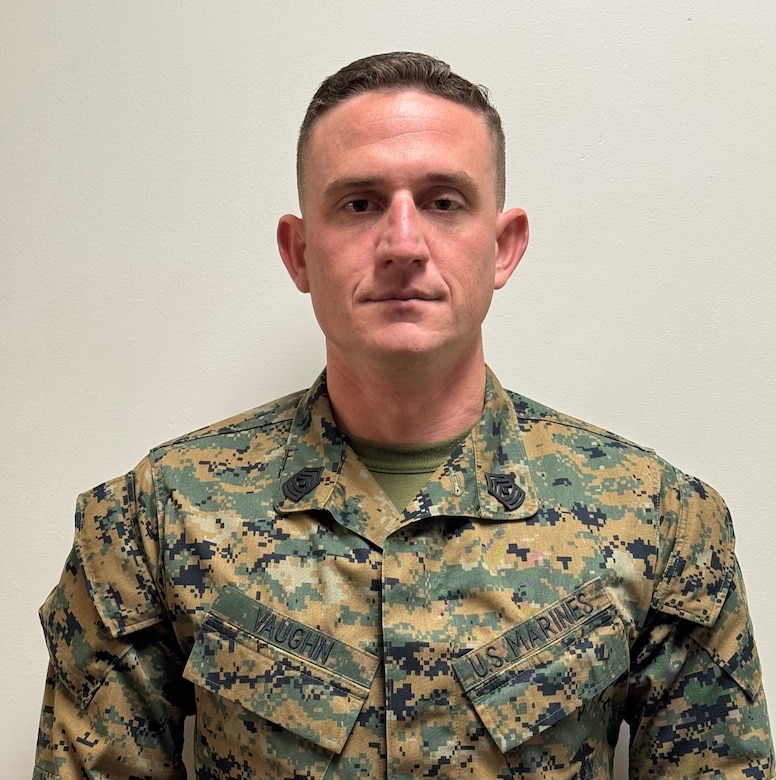 First Sergeant Walter C. Vaughn, Inspector-Instructor Unit Senior Enlisted Leader, Bravo Company, 4th Reconnaissance Battalion