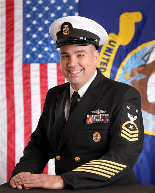 Command photo of CMDCM Craig Allen, TRFB.