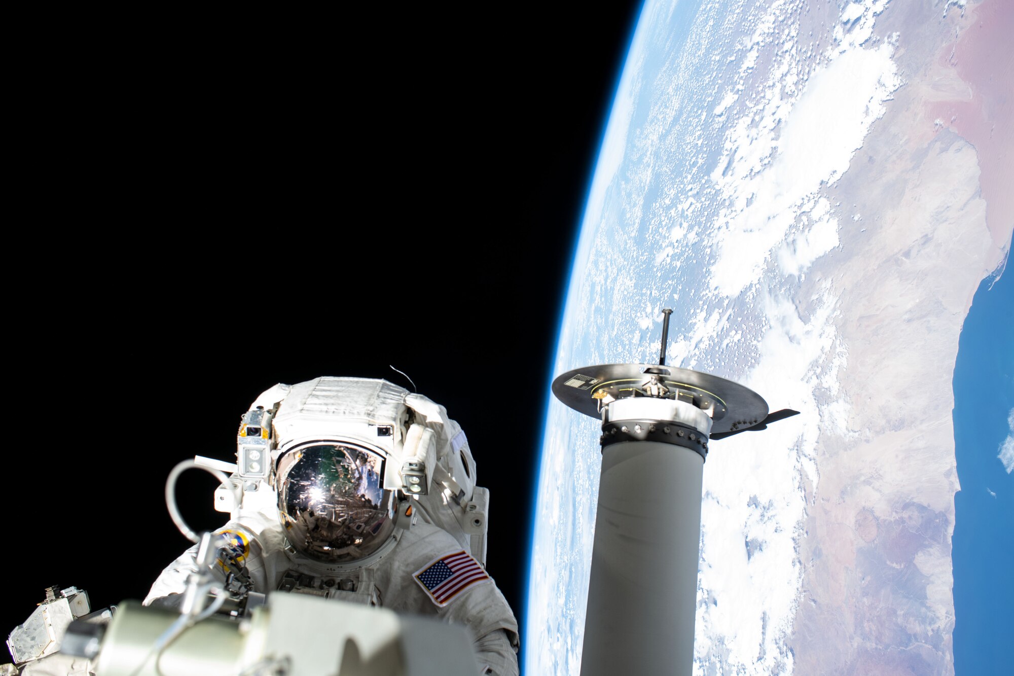 Image of an astronaut in space.