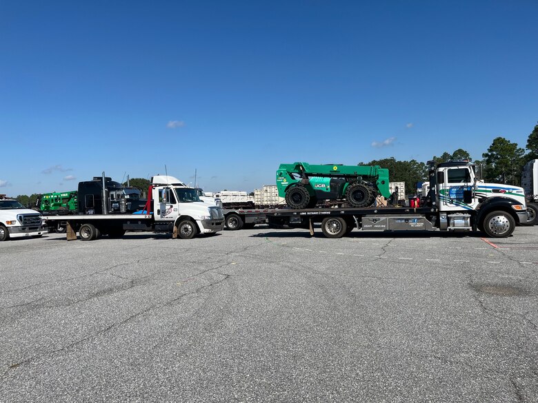 Temporary Emergency Power Mission Staging at MCLB Albany