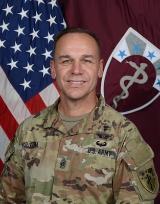 68th Theater Medical Command (TMC) CSM Brunell