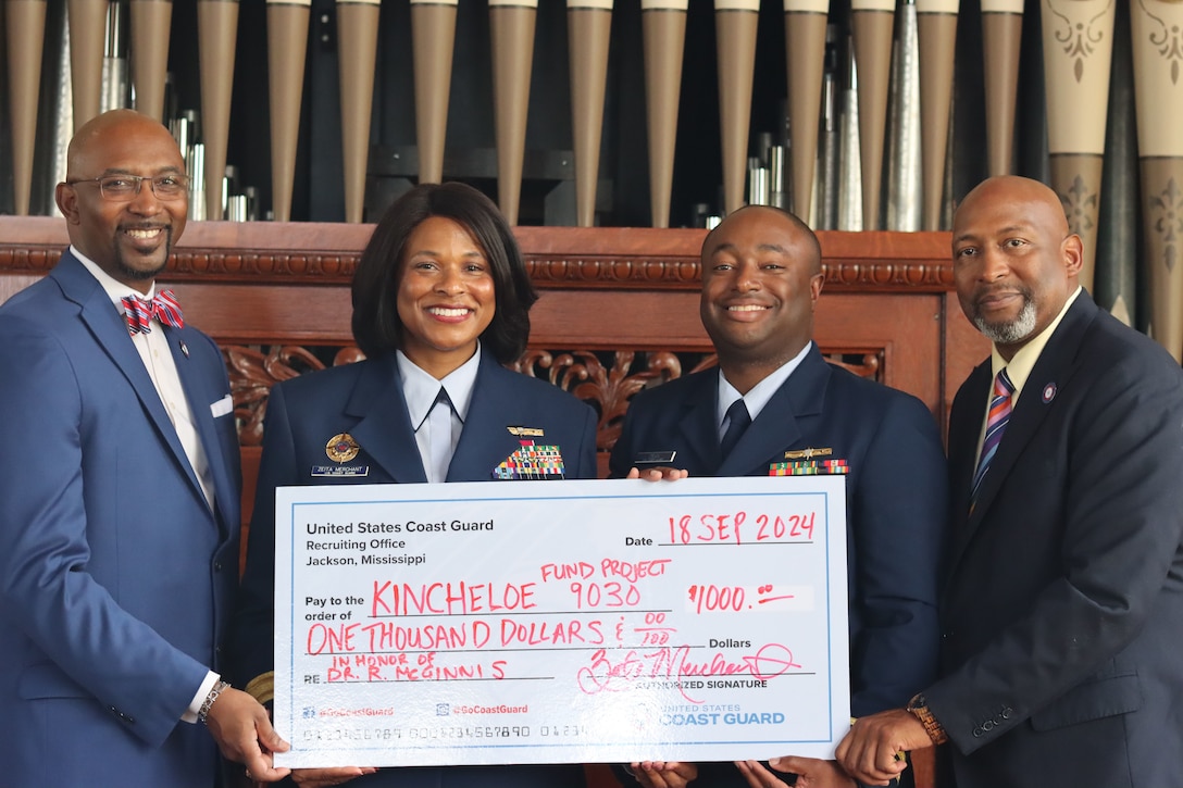 The Coast Guard announced a landmark Memorandum of Understanding (MOU) with Tougaloo College. (Photo courtesy of Tougaloo College)