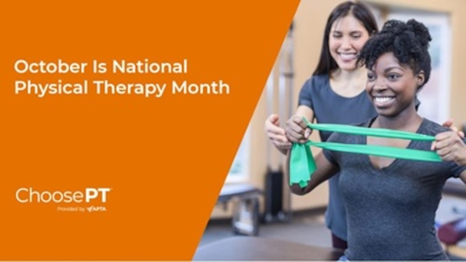 Keller Army Community Hospital, in alignment with the American Physical Therapy Association, recognize October as National Physical Therapy Month. This year's theme – ‘falls prevention’ – highlights the work of physical therapist to reduce the risk of falls, to assist patients with fall-related injuries, and to help people with fall-related injuries return to work/sports. 