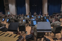 band playing with other band
