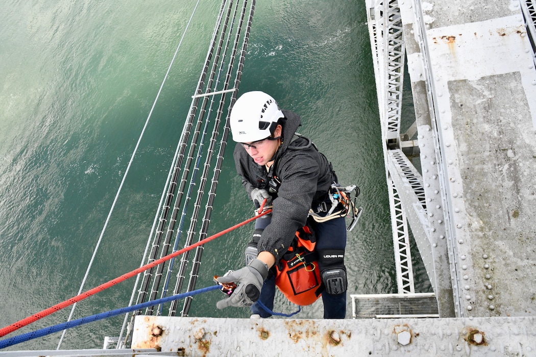 Members of our team performing inspections at Cape Cod Bridge in September of 2024.