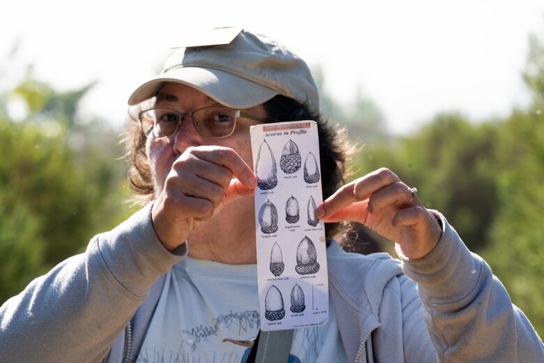 Barbara Heidemann, San Fernando Valley Audubon Society volunteer walk leader, leads a nature/bird walk during a National Public Lands Day event Sept. 28 at Sepulveda Basin in Los Angeles. The theme for National Public Lands Day 2024 was “Together for Tomorrow.”