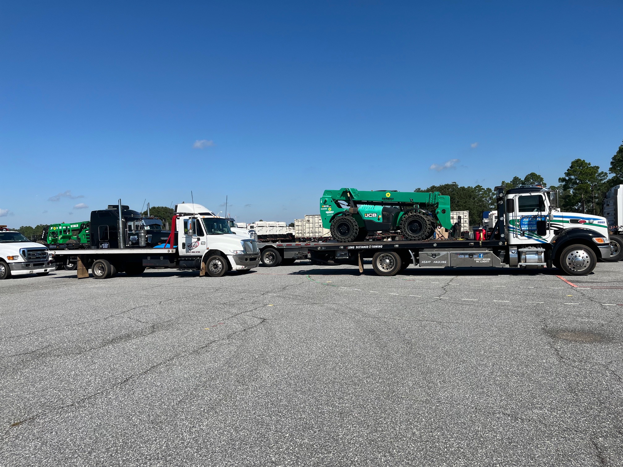 Hurricane damage prompts temporary emergency power mission staging