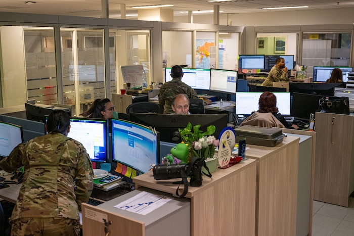 The 31st Comptroller Squadron’s financial analyst flight works to complete the closeout of fiscal year 2024.