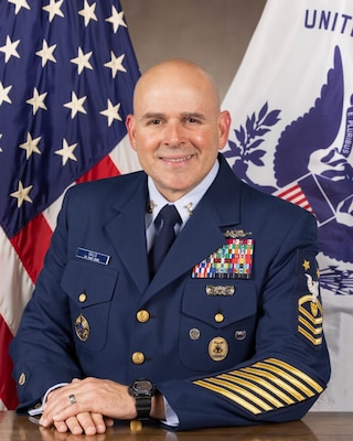 An official portrait of CMC Charlie F. Salls