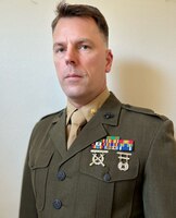 Major David G. Crockett, Commanding Officer, Battery P, 5th Battalion, 14th Marine Regiment