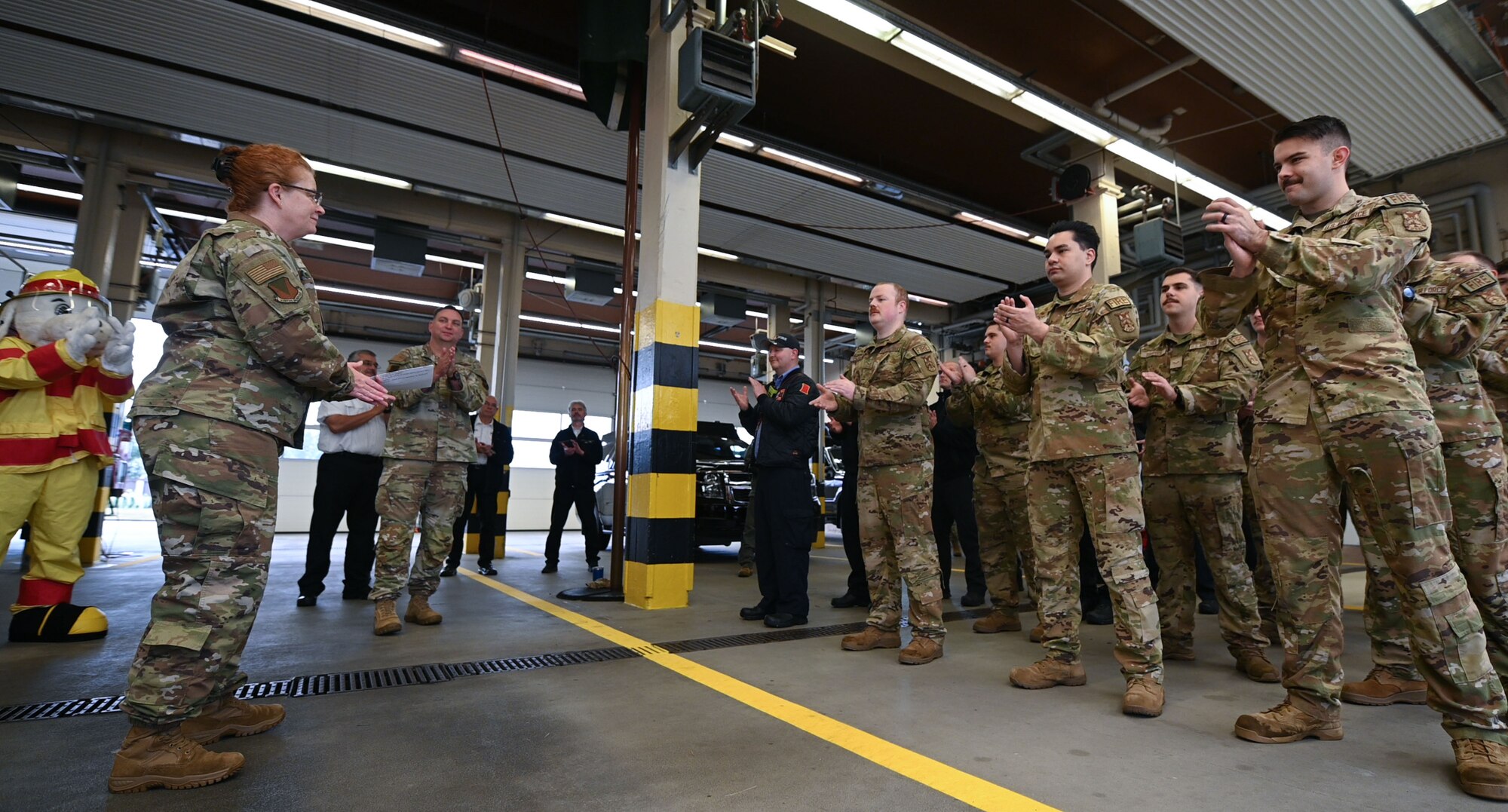 Brig. Gen. Adrienne Williams speaks to Airmen.