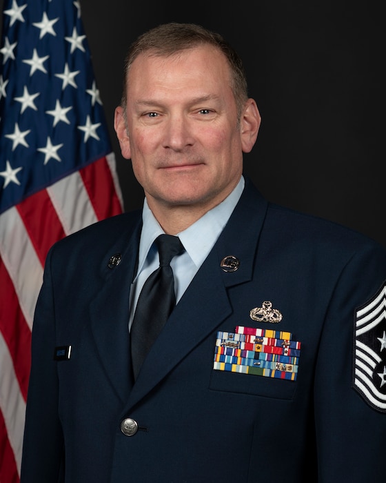 Chief Master Sergeant Steven Webster Official Photo