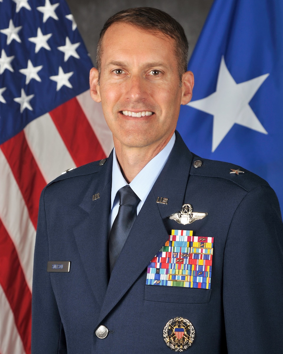 This is the official portrait of Brig. Gen. Stephen P. Snelson.