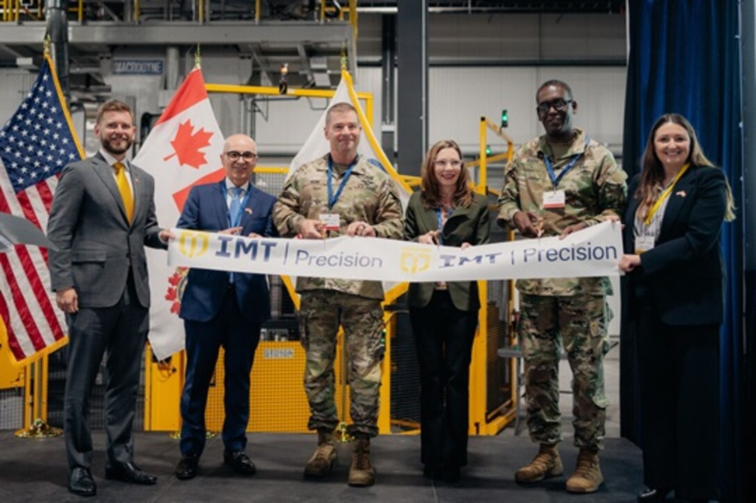 image of ceremony of new 155mm Metal Parts Facility