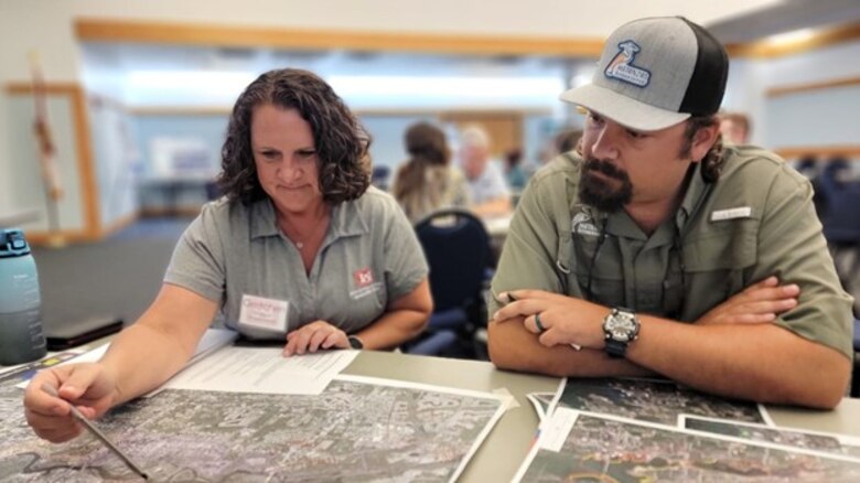 USACE Jacksonville District partners and stakeholders deliberate pros and cons behind the array of alternatives within the St. Augustine Back Bay Feasibility Study, designed to protect America’s oldest city against coastal and inland flooding.