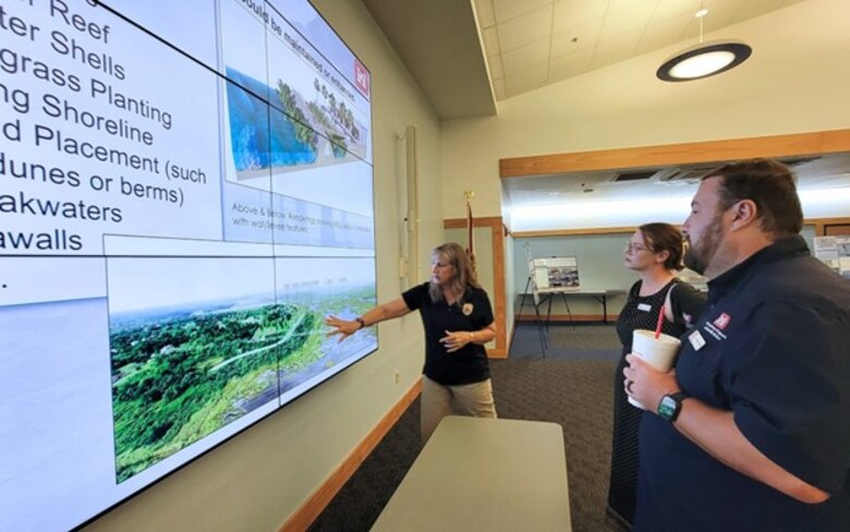 USACE Jacksonville District partners and stakeholders deliberate pros and cons behind the array of alternatives within the St. Augustine Back Bay Feasibility Study, designed to protect America’s oldest city against coastal and inland flooding.