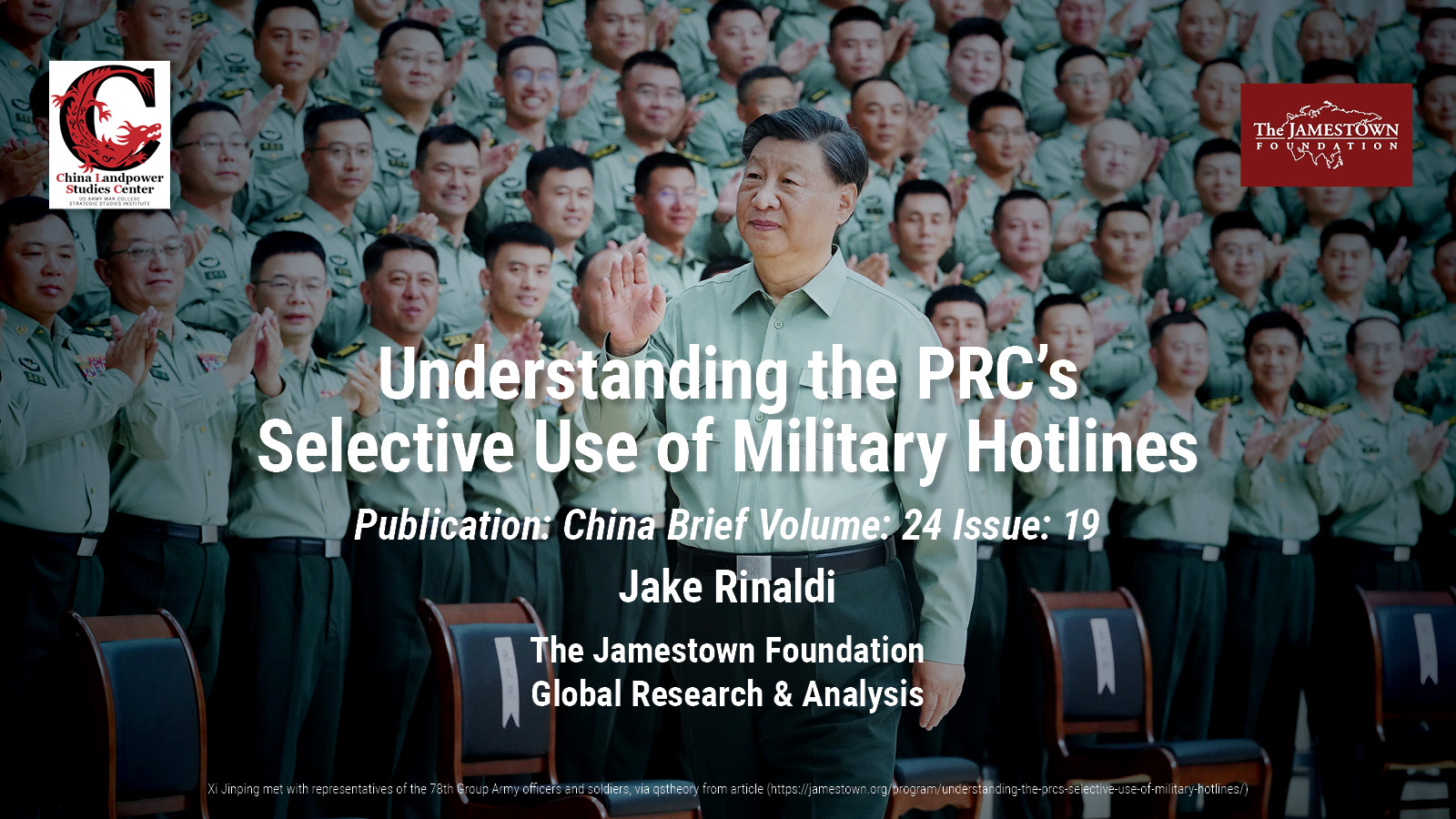 Understanding the PRC’s Selective Use of Military Hotlines | Jake Rinaldi