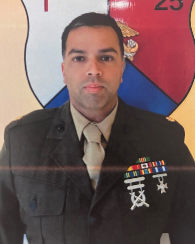 Major James A. Noronha, Company Commander, H&S Company, 1st Battalion, 25th Marine Regiment