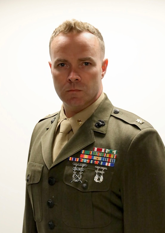 Major Ryan M. Thompson, Inspector - Instructor, Company F, 2D Battalion 25th Marine Regiment