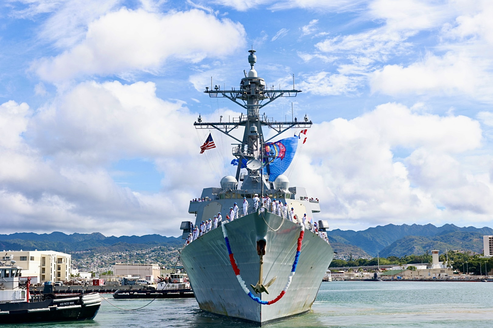 USS DANIEL INOUYE DDG 118 帽子 DDG 118 USS Daniel Inouye Embroidered Hat