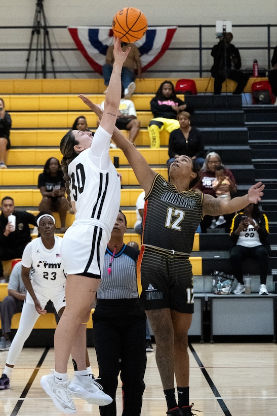 The 2024 Armed Forces Men’s and Women’s Basketball Championships held at the Smith Fitness Center at Fort Moore, Georgia from Oct. 4-10. Service members from the Army, Marine Corps, Navy (with Coast Guard players, and Air Force (with Space Force players) battle it out for gold.