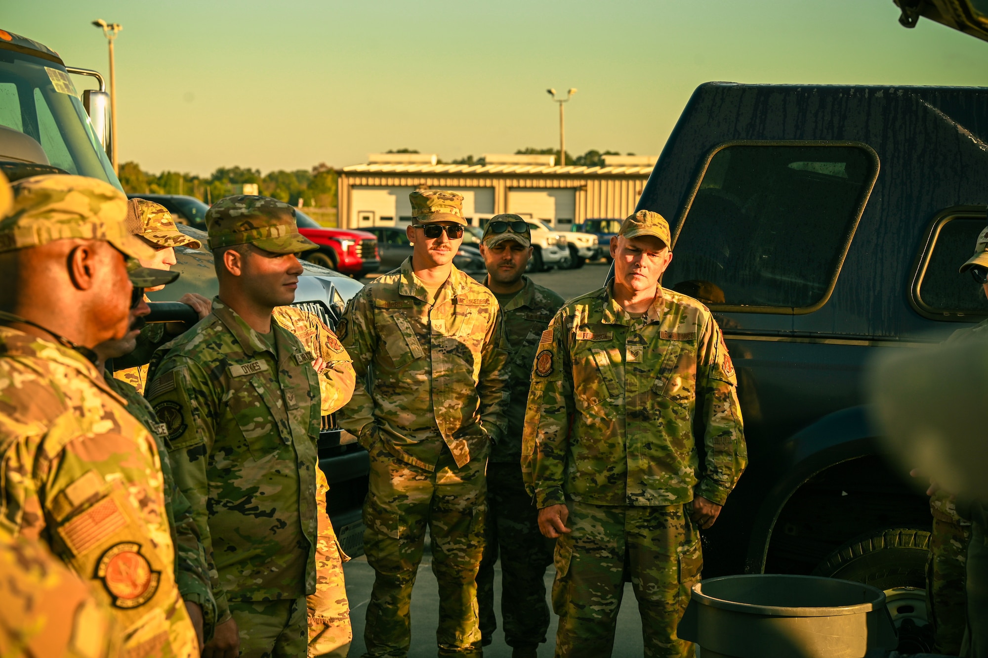 Thirteen Airmen from the Mississippi Air National Guard’s 186th Air Refueling Wing, Civil Engineer Squadron deployed from Meridian, Mississippi to Greenville, South Carolina in support of hurricane response and relief efforts.