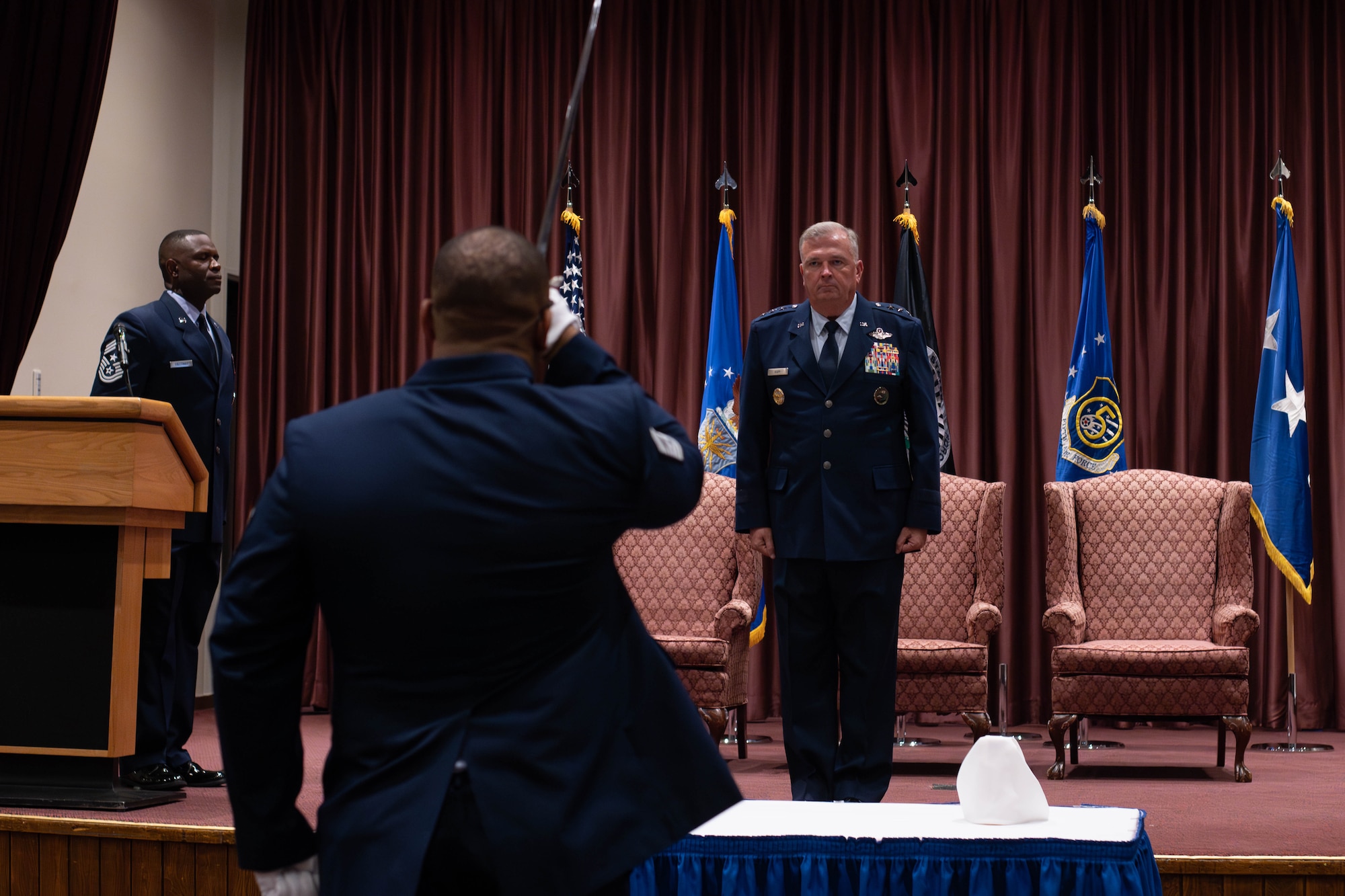 Rupp’s induction to the Order of the Sword marks only the 17th time in history that the men and women of the Pacific Air Forces have bestowed this honor.