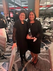 Rajal Ganatra, a logistics management specialist with U.S. Army Medical Logistics Command, is pictured with Heidi Shyu, Under Secretary of Defense for Research and Engineering, at the 2024 Asian American Engineer of the Year awards banquet Sept. 28 in Seattle. Shyu received the Lifetime Achievement Award at the event. Ganatra received an honorable mention. (Photo Credit: Courtesy)