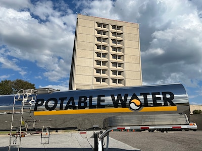 Shortly after Hurricane Helene devasted Fort Eisenhower and surrounding communities, the Dwight D. Eisenhower Army Medical Center received potable water to keep essential emergency services running.